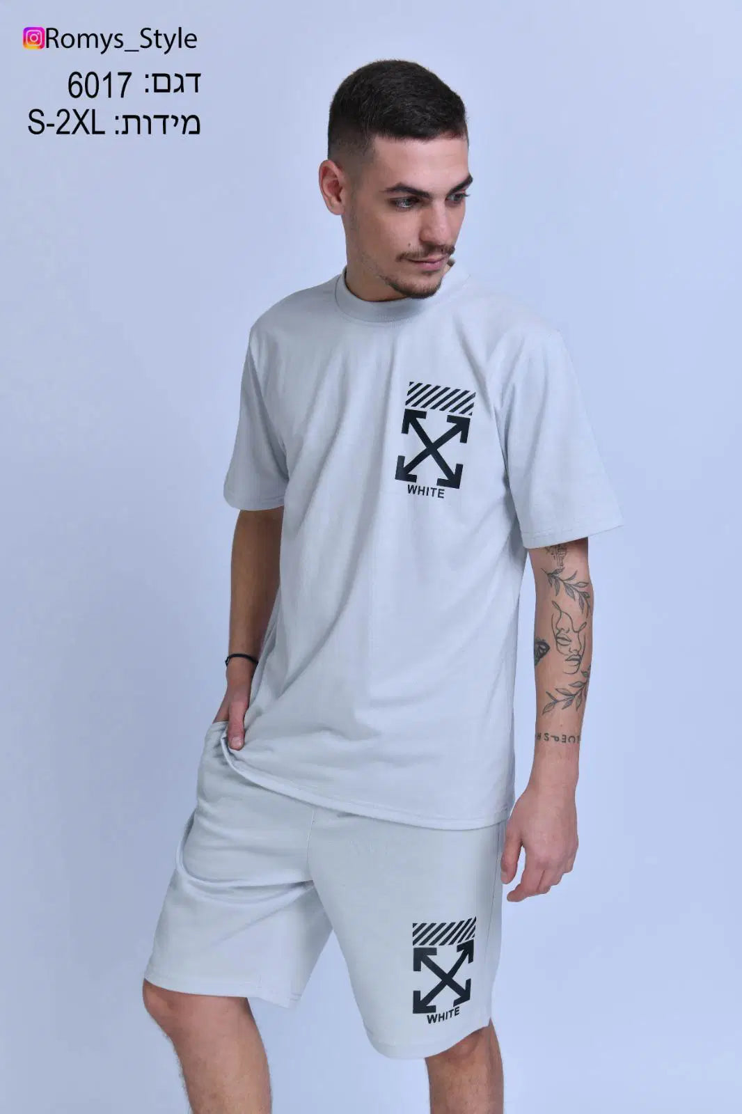 חליפת גבר OFF-WHITE – סלים, דגם 6017