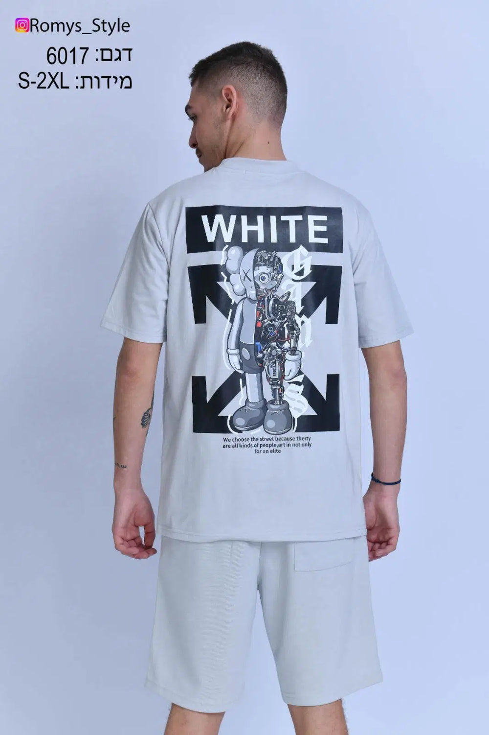 חליפת גבר OFF-WHITE – סלים, דגם 6017