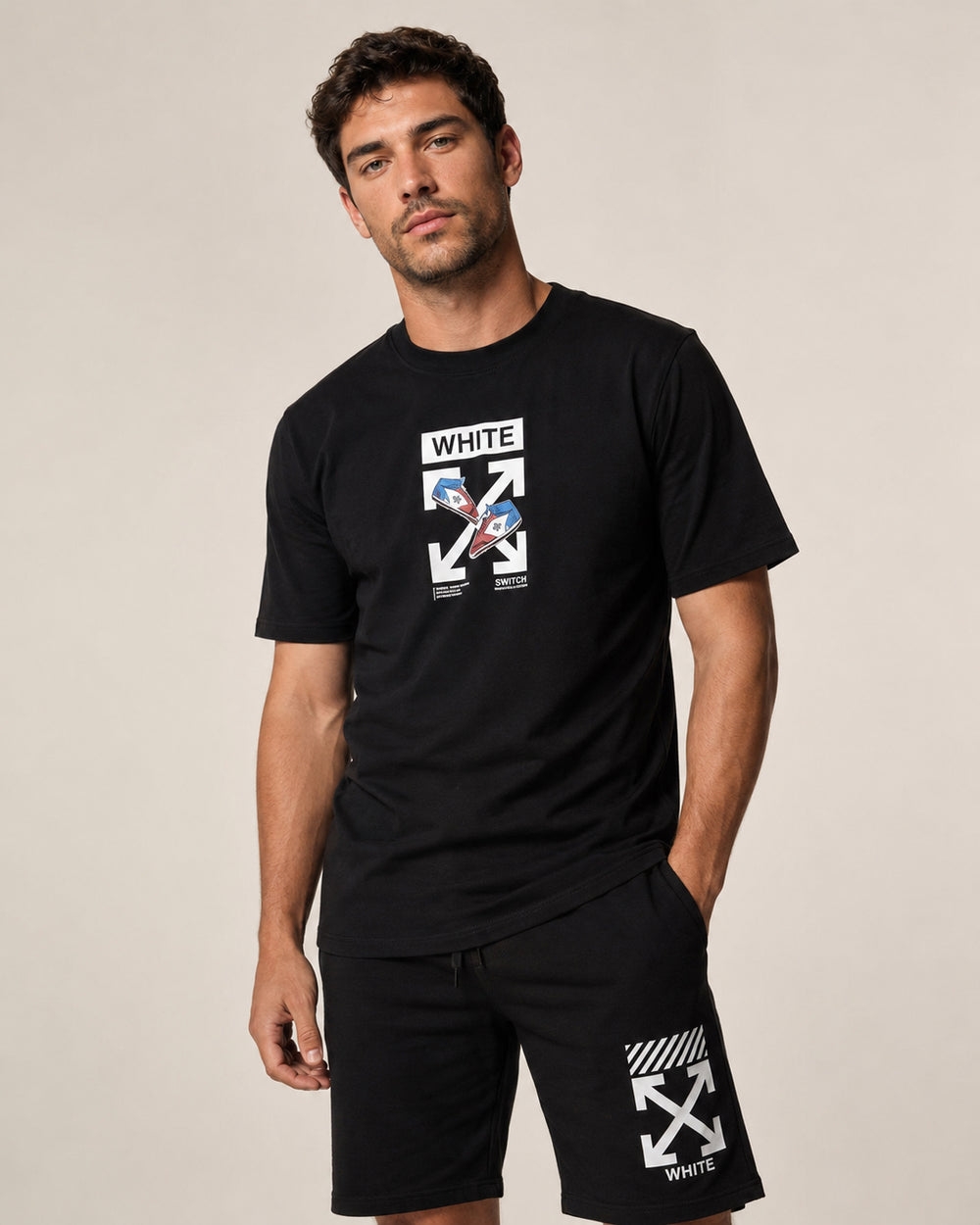 חליפת גבר OFF-WHITE – סלים, דגם 6019
