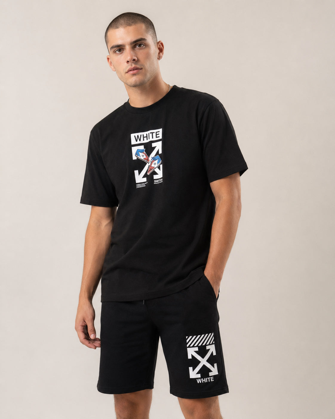 חליפת גבר OFF-WHITE – סלים, דגם 6019