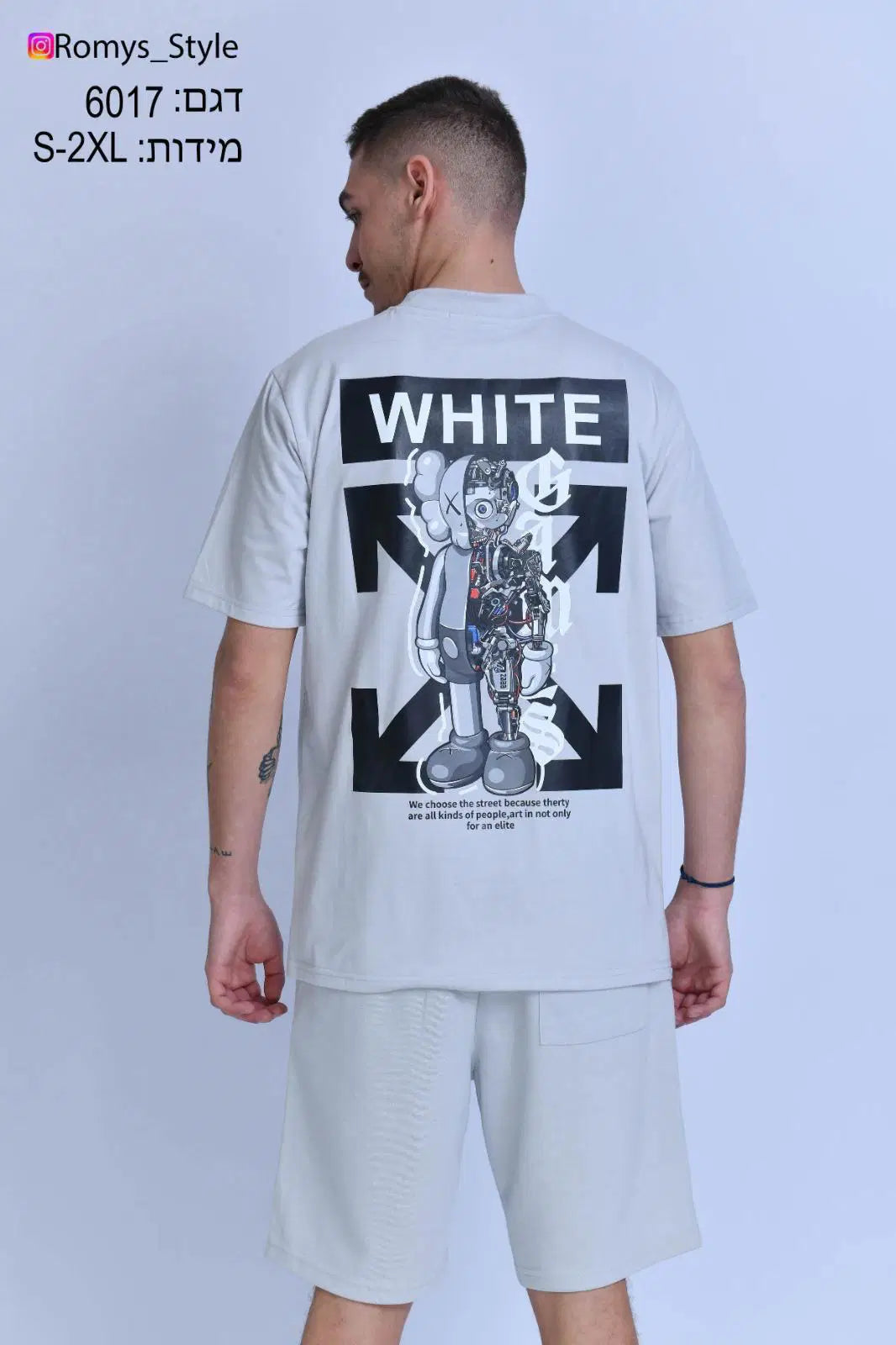 חליפת גבר OFF-WHITE – סלים, דגם 6017