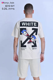 חליפת גבר OFF-WHITE – סלים, דגם 6019