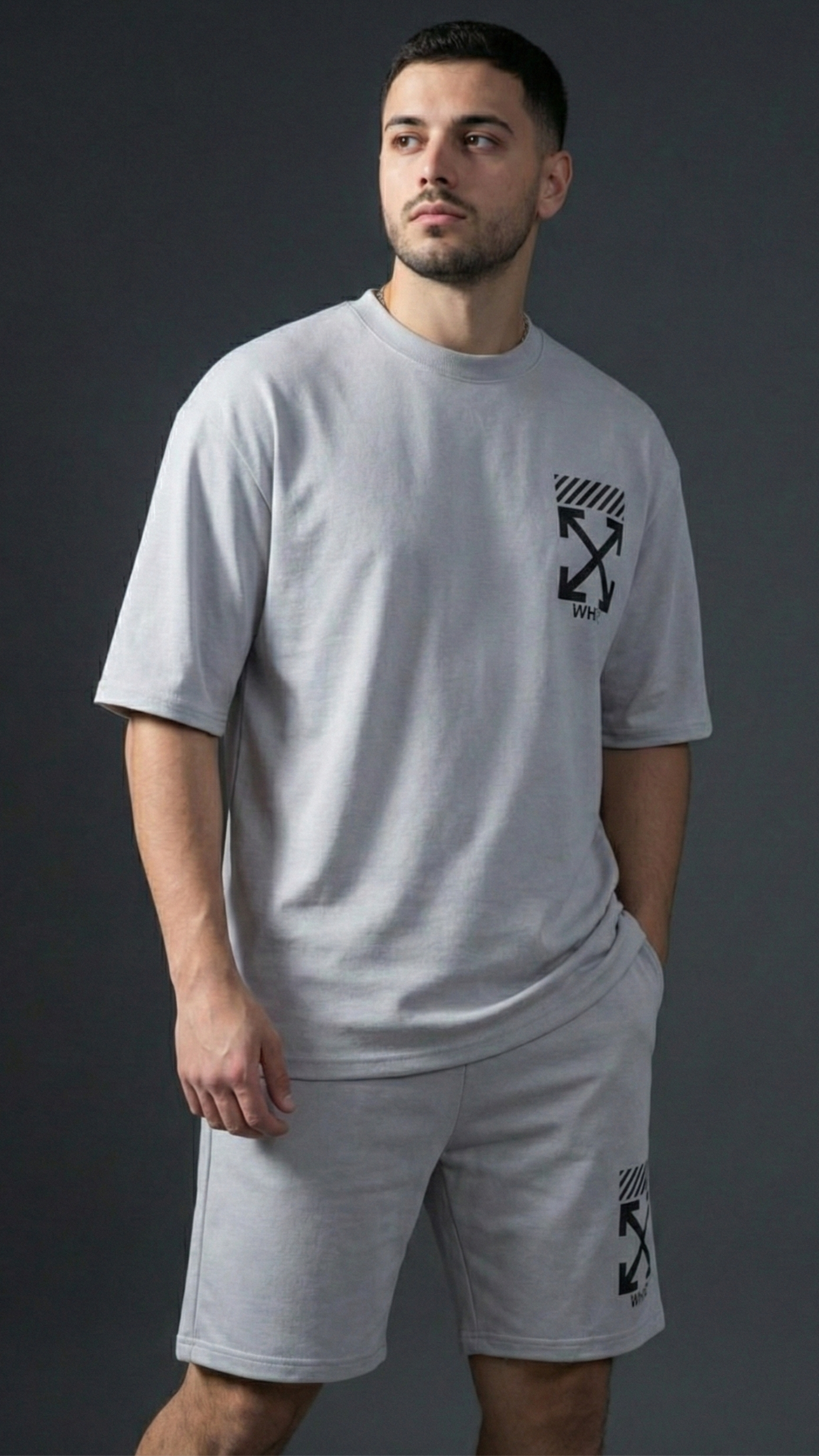 חליפת גבר OFF-WHITE – אוברסייז, דגם 2411