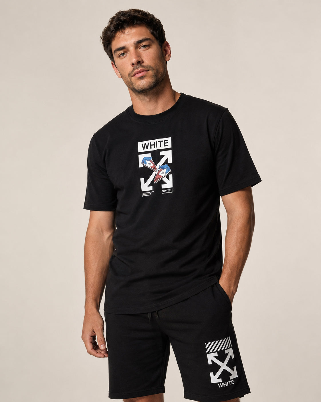 חליפת גבר OFF-WHITE – סלים, דגם 6019