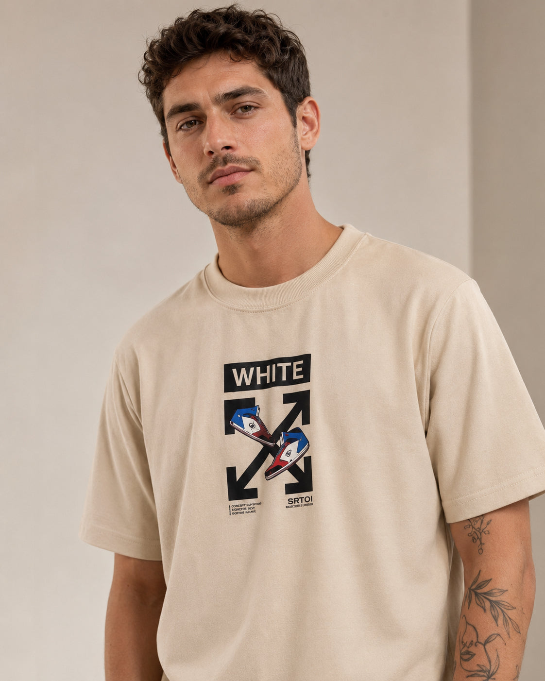 חליפת גבר OFF-WHITE – סלים, דגם 6019