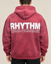 קפוצ׳ון לגבר RHYTHM WASH – גוונים משולבים – ורוד ווש – תקריב