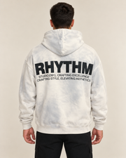 קפוצ׳ון לגבר RHYTHM WASH – גוונים משולבים – אוף וויט ווש – גב